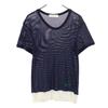 TOGA VIRILIS Made In Japan Short Sleeve Mesh T-shirt ONE Navy System Men's Used