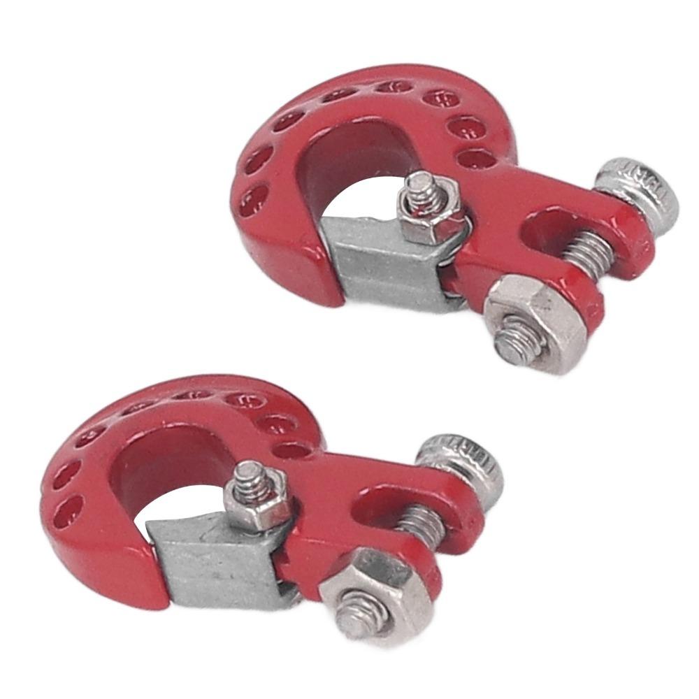 Upgrade Parts RC Car Tow Hook Trailer Chain Set for SCX10/D90/D110/TF2/TRX4 1/10 RC Crawler Truck