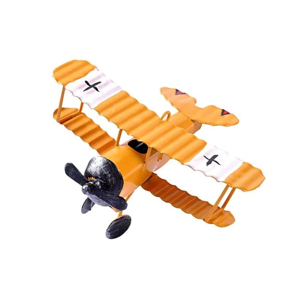 Ретро железная маленькая модель самолета, украшения, креативный железный маленький самолет, поделки, украшения для дома