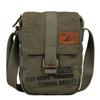 SKYBOW Canvas Shoulder Messenger Bag with Small Storage Men's Bag, Lightweight, Casual, Crossbody, (Green)