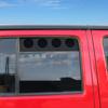 Жалюзи заднего окна, вентиляционная доска, декоративная крышка для Jeep Wrangler JK 2007-2017, 4-дверная версия, внешние аксессуары автомобиля ( Алюминиевый сплав)