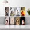 Чехол для телефона актрисы H-Hunter S-Schafer для Samsung S25, S24, S21, S22, S23, S30, Ultra, S20, Plus, Других Мягкий Черный Чехол