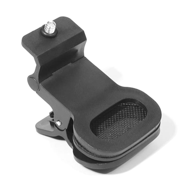 Selfie Light Clip Mount Holder with 1/4 Screw Connectors Attachment Clamp Stand for Monitor Camera Screen LCD Display