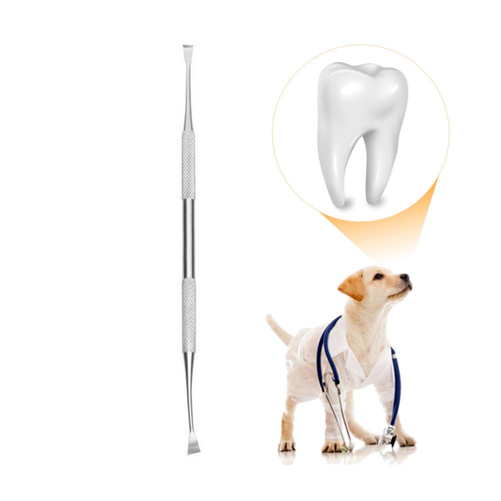 Скейлер для удаления зубного камня и скребок для удаления зубного камня для домашних животных с разными углами, двойная нержавеющая сталь Te