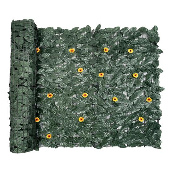 Имитация ограждения садовый экран конфиденциальности 300x50 см искусственный плющ шпалерное настенное покрытие ветер