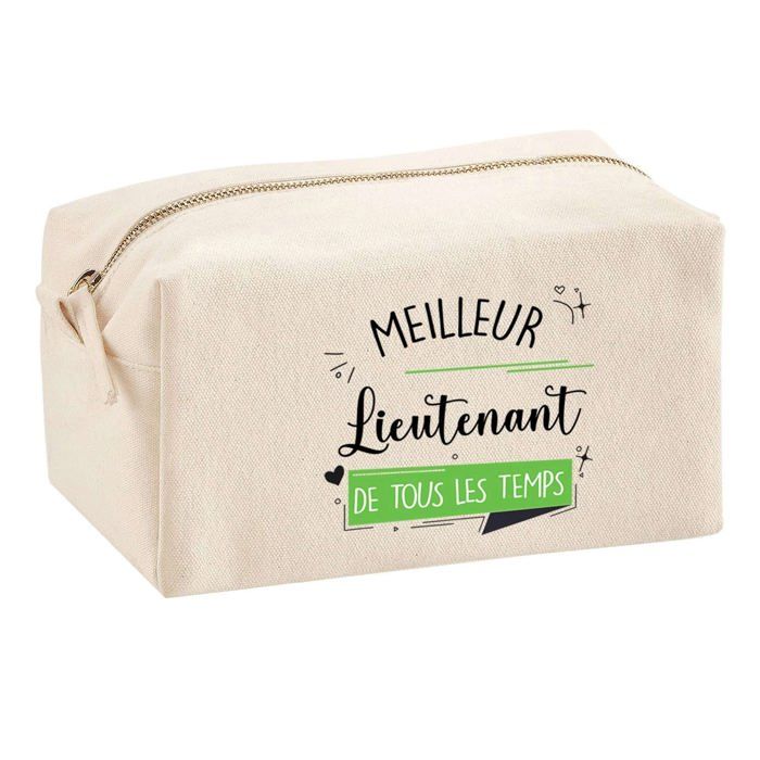 Trousse multifonction Meilleur Lieutenant de tous les temps Cadeau Idée Personnalisé Original | Trousse Scolaire Fournitures Bureau