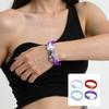 12pcs Light Up Party Bracelets Acrylic LED Wristbands For Kids Adults Concerts Festivals Nighttime Activities Multicolored Glowing Effect