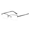 Metal Half Frame Prescription Eyeglasses Men Blue Light Blocking Nearsighted Glasses Male 0 -0.5 -0.75 -1.0 To -6.0