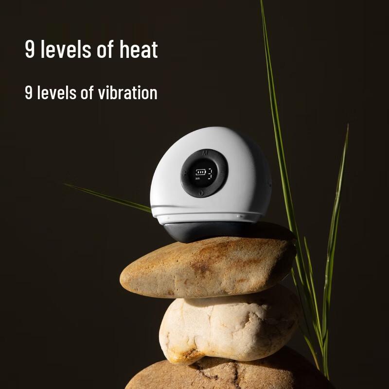 Zuodian Mini Bianstone Electric Gua Sha & Hot Compress Massager