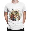 Maine Coon Stained Glass Maine Coon Novelty 100 Cotton TShirt maine coon Tops Tees For Unisex