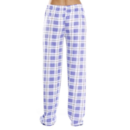 Женские домашние брюки с эластичной резинкой на талии, повседневные широкие брюки с клетчатым принтом, свободные брюки для отдыха