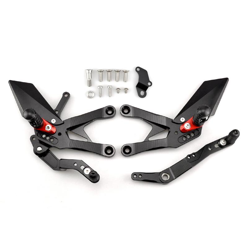 FOOTBOARDS For YAMAHA YZF-R1 2015-2024 Rear Sets Heighten Pedal Adjustable Rearsets FootPegs Shift Lever Brake Kit