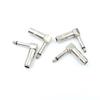 4X 90 Degree Right Angle 6.35Mm 1/4" Male Mono Phone Welded Jack Plug
