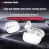 Monster W66 Bluetooth-наушники с открытым ухом, на зажиме