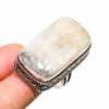 Calcite Agate Gemstone Handmade 925 Silver Plated Jewelry Ring Size 9.5