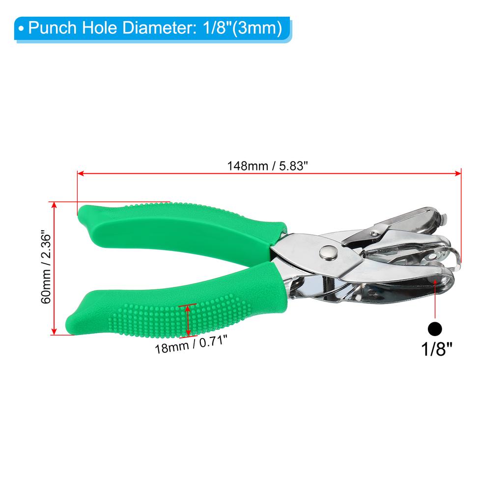 1Pc School Office Metal Single Hole Puncher Hand DIY Loose-leaf Paper Punch Single Hole Scrapbooking Punches for Craft Scrapbook