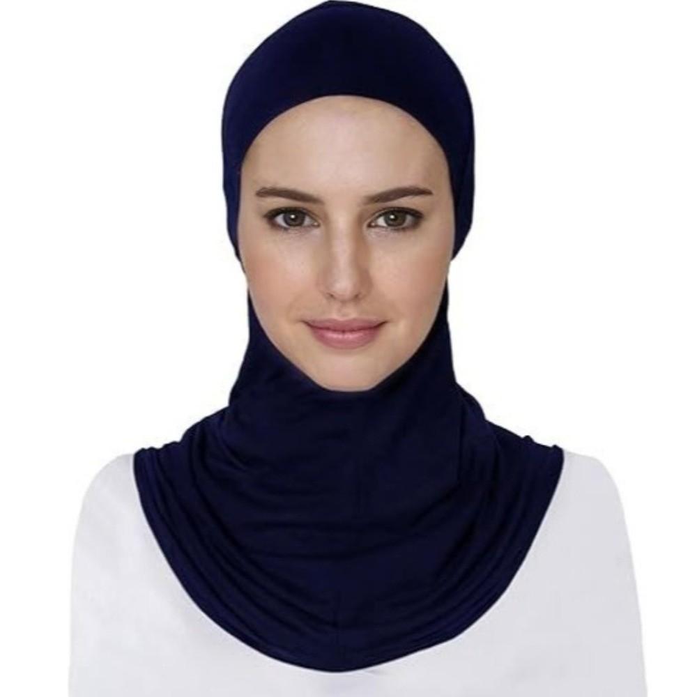 Modal Cotton Hijab Cap High Elasticity Muslim Bonnet Turban Style Headcover Muslim Women