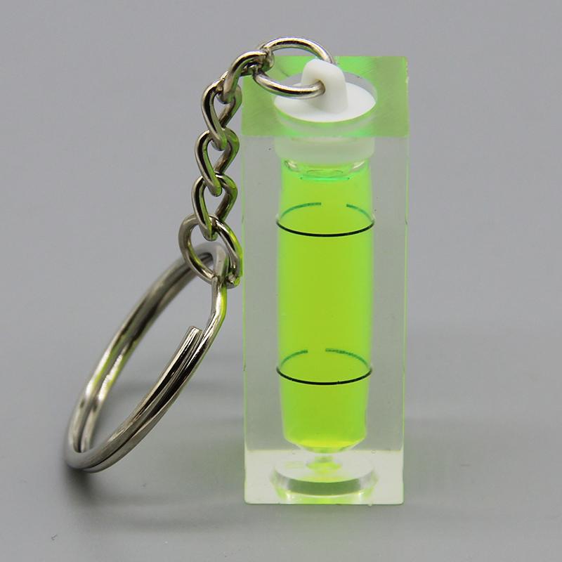 Магнитный брелок квадратный горизонтальный пузырьковый пластиковый уровень пузырьковый мини горизонтальный шариковый портативный уровень