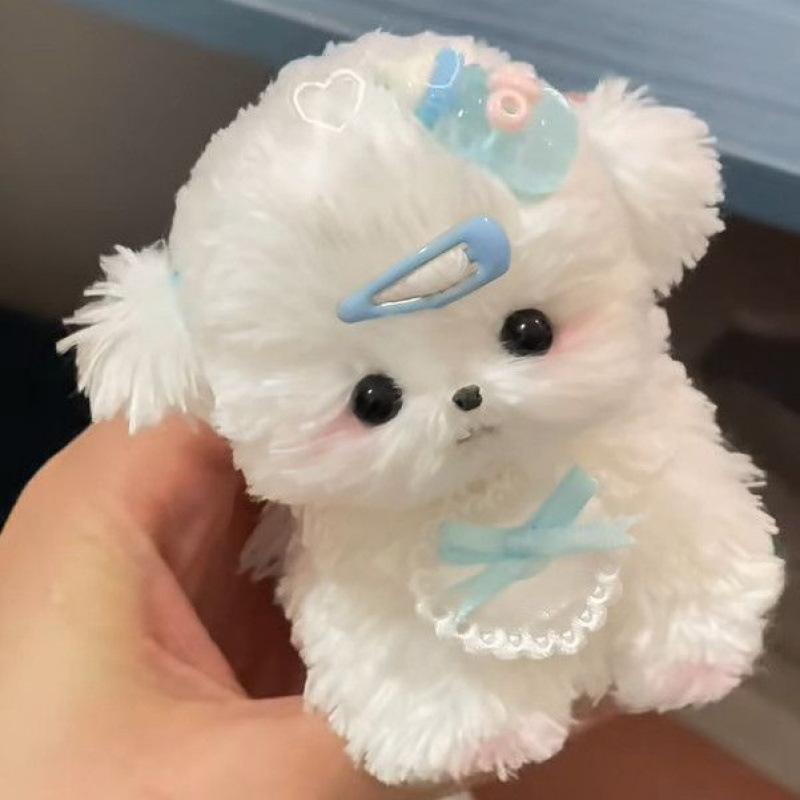 Cute Twist Stick High Beauty Cat Handmade DIY Weaving Desktop Ornament Bag Pendant Gift for Friends