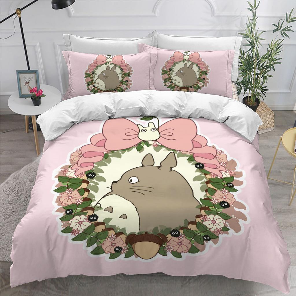 Cartoon Animal Home Bedding Set Bedding Cover and Pillow Cover Bedding Set AU/EU/US Full Size Home Decoration
