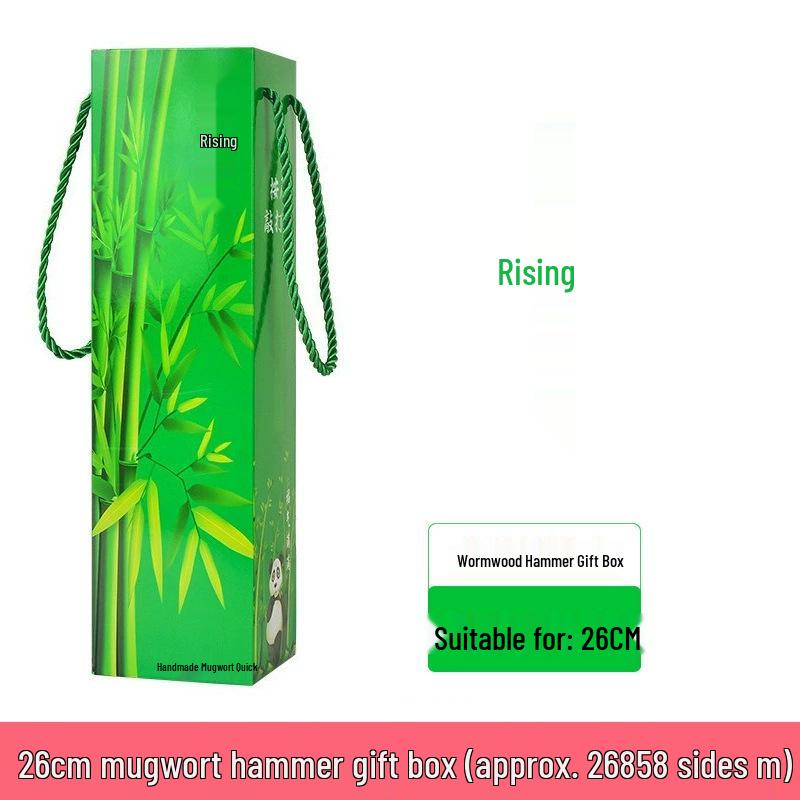 Массажный молоток по меридианам с полынью для здоровья и мокса-терапии