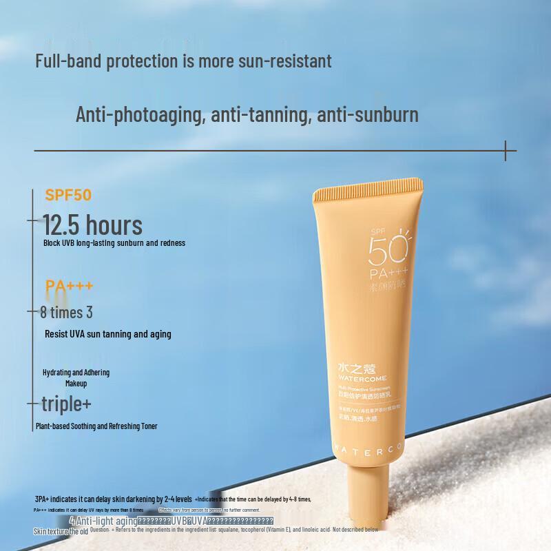 Water Code Fiery Sun Clear Sunscreen Lotion SPF50 PA+++ (2023 Version)