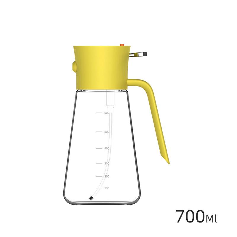 Бутылка-спрей для масла 2в1 Стеклянная бутылка для масла для готовки Защита от протечек Бутылка для хранения оливкового масла Барбекю Аэрофритюрница Кухонные принадлежности Инструменты 2025