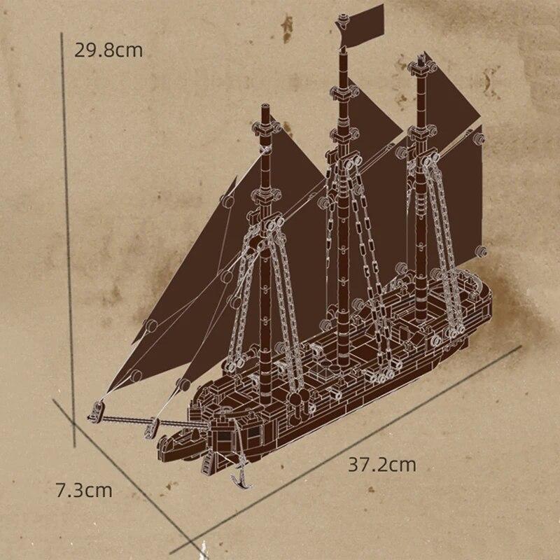 KAZI Парусник, лодка, шхуна, военный корабль, строительные блоки, наборы строительных блоков, сборка корабля «сделай сам», модель куклы, кирпич, детские игрушки, подарки без коробки