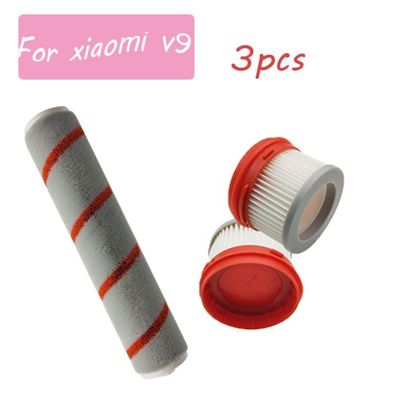 HEPA-фильтр для Xiaomi Dreame V9 V9B V10 V8 XR V10 V11, беспроводной ручной пылесос, аксессуары, комплект деталей для роликовой щетки