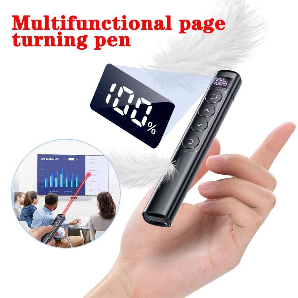 LCD Display Laser Slide Pointer Sensitive Control Presentation Clicker Powerpoint Slides