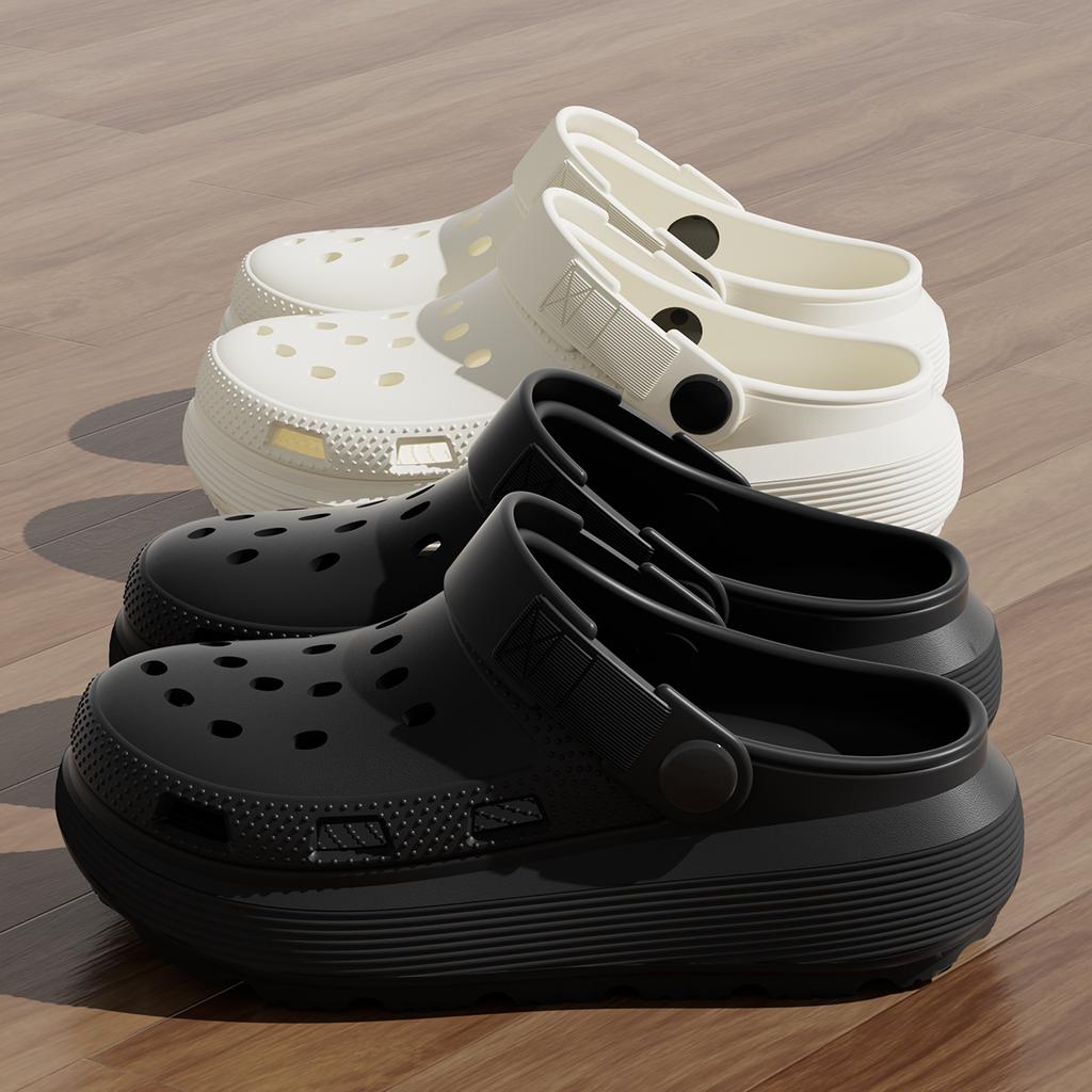 Platform Women Clogs Shoes Summer Beach Thick Bottom Sandals Fashion Comfortable Clogs Indoor Outdoor Men Hole Shoes