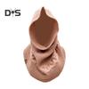 Winter Wool Knitting Scarf Women Men Solid Color Dual Use Shawl Scarf Twist Texture Versatile Warm Hat Scarf
