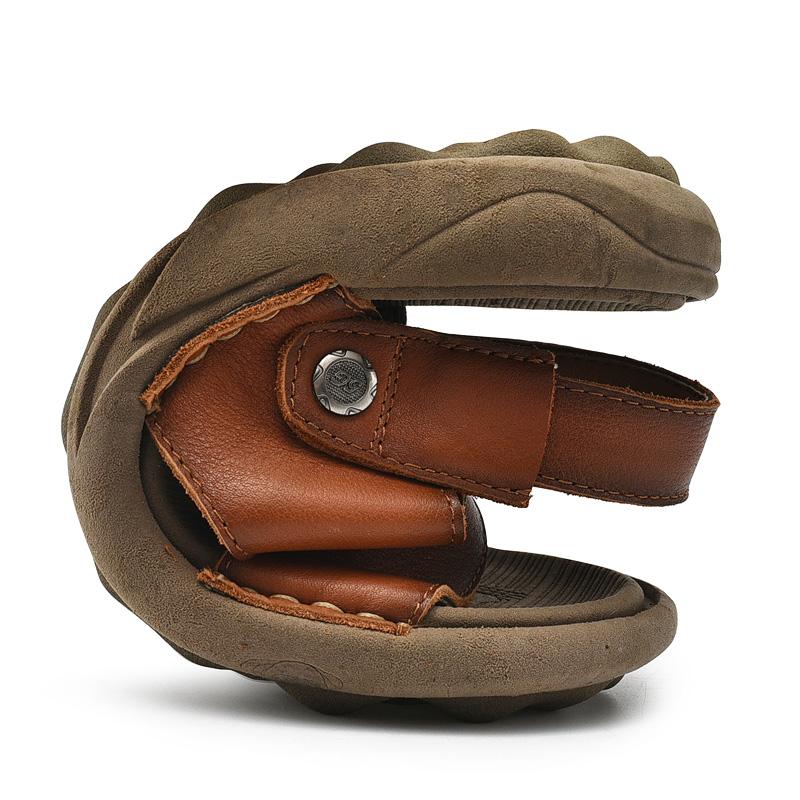 Модные классические мужские сандалии 2024 года, летние сандалии из натуральной кожи, мужские повседневные легкие сандалии, модные мужские кроссовки, размер 38-46