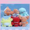 Cute Plush Ocean Animal Keychain With Colorful Shark Crab And Octopus For Kids