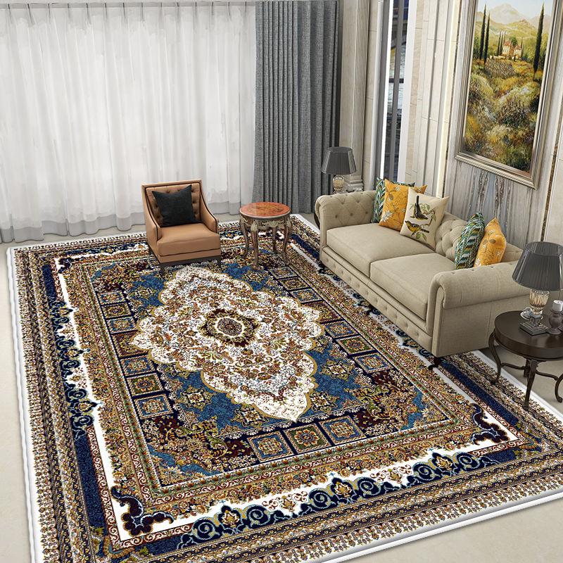 Ковер в стиле бохо для гостиной, противоскользящий, легко чистящийся, коврик для диванных столиков, пушистый мягкий ковер для офиса, большой площади, машинная стирка