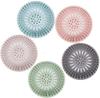 Kitchen and Bathroom Sink Floor Drain Hair Filter Plug Sewer Filter Sink Anti-clogging Five-color Pack