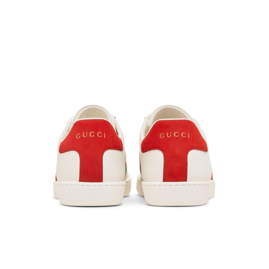 Gucci Womens Ace 'Interlocking G - White' (women's sizes) White / Red / Green Skate Shoes 645767 1XGM0 9063