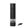 Uqezagpa Electric Pepper Mill Set, Electric Salt Mill, Pepper Grinder, USB Rechargeable, Adjustable Mill for Kitchen Cooking