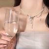 Cold Butterfly Tassel Pearl Necklace Women's Summer 2024 New Clavicle Chain Sweet Cool Versatile Temperament Girlfriend Accessories