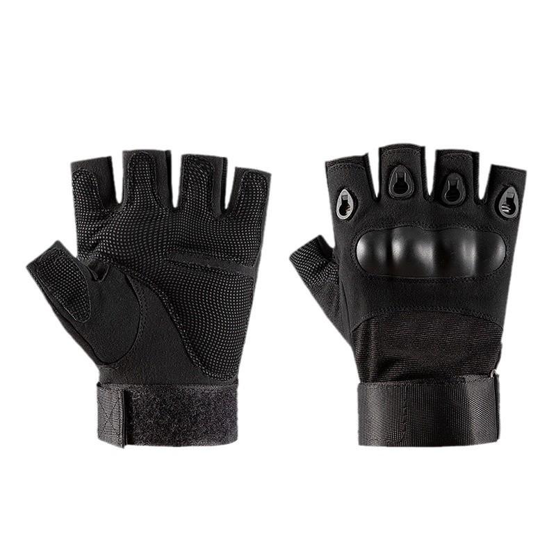 Men's Tactical Non-Slip Hard Shell Combat Gloves for Outdoor and Cycling