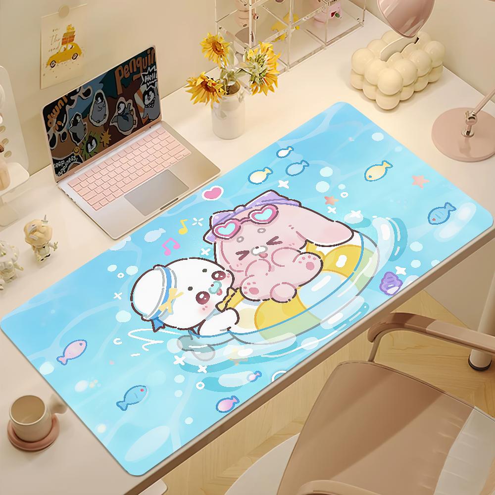 Cartoon Hhandspupu Mouse Pad Large Nonslip Lockedge Desktop Computer Desk Mat Keyboard Writing Mousepad Office Gamer Student