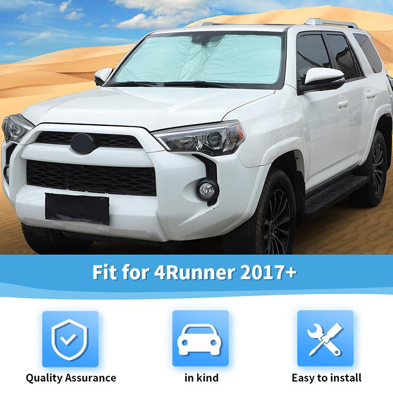 Car Windshield Sunshade Window Shade Foldable Sun Visor Cover Fit for 4Runner 2010-2023 Car Interior Accessories