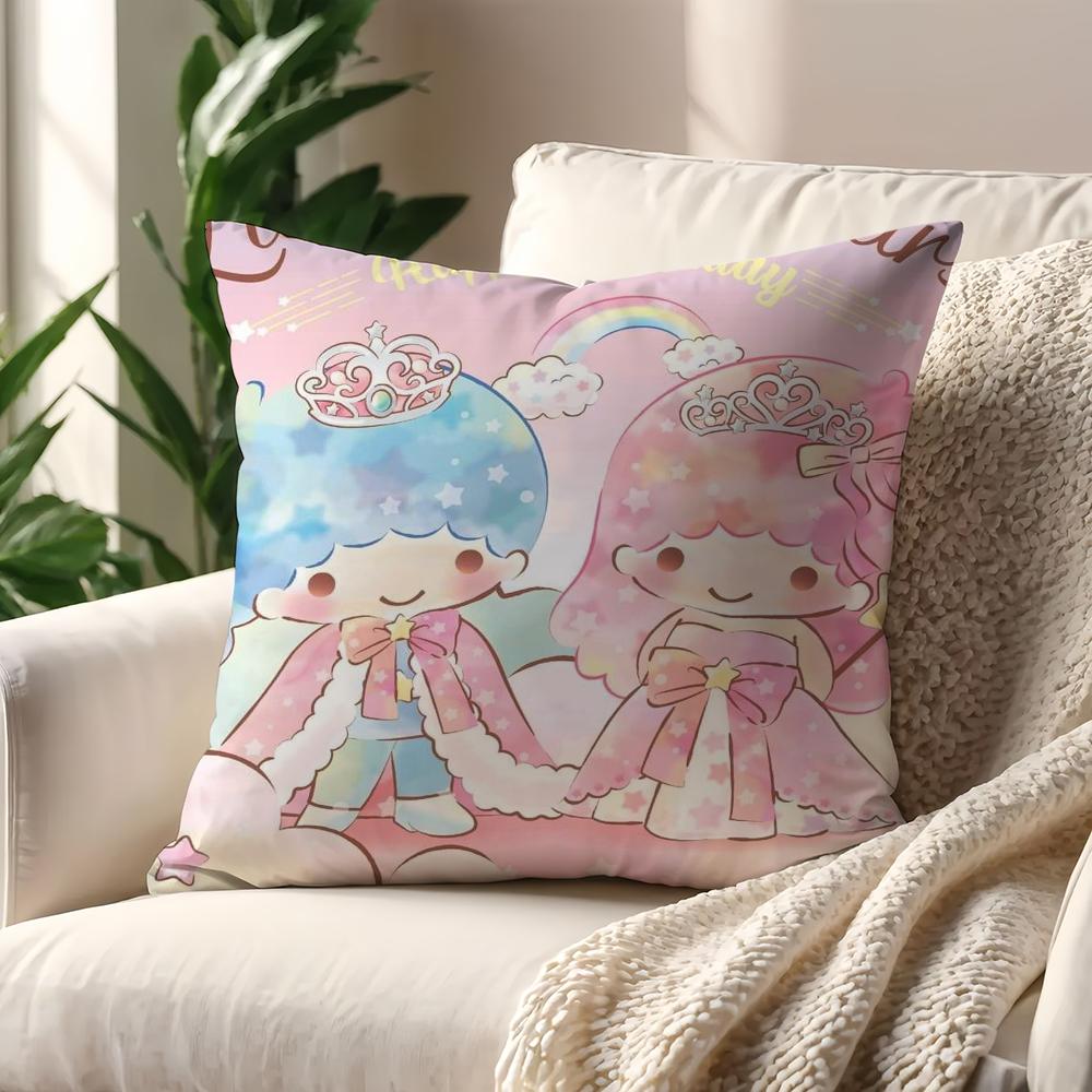 LLittle Twin Stars cushion cover For Pillow Printing Sofa Decoration Home Car Room Coffee Shop Office Nordic Simplicity