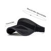Adjustable Breathable Anti UV Empty Top Sun Visor Unisex Cap For Outdoor Sports Tennis Golf Running Beach Travel Party