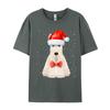 Scottish Terrier Christmas Idea For Women Xmas Scottie Dog T Shirt Cotton Clothes Humor Winter T-Shirt