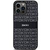 Dkny Dkhcp14Xprthslk Iphone 14 Pro Max6.7 Czarny/Black Hardcase Leather Mono Stripe & Metal Logo