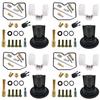 SHU.M-T Carburetor Repair Kit Compatible with Kawasaki KPS ZRX400/ZRX-II ZR400E/F 1994-2008, Includes Plunger/Vacuum Diaphragm (Set of 4)