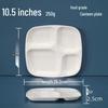 White Melamine Divided Dinner Plates & Sets
