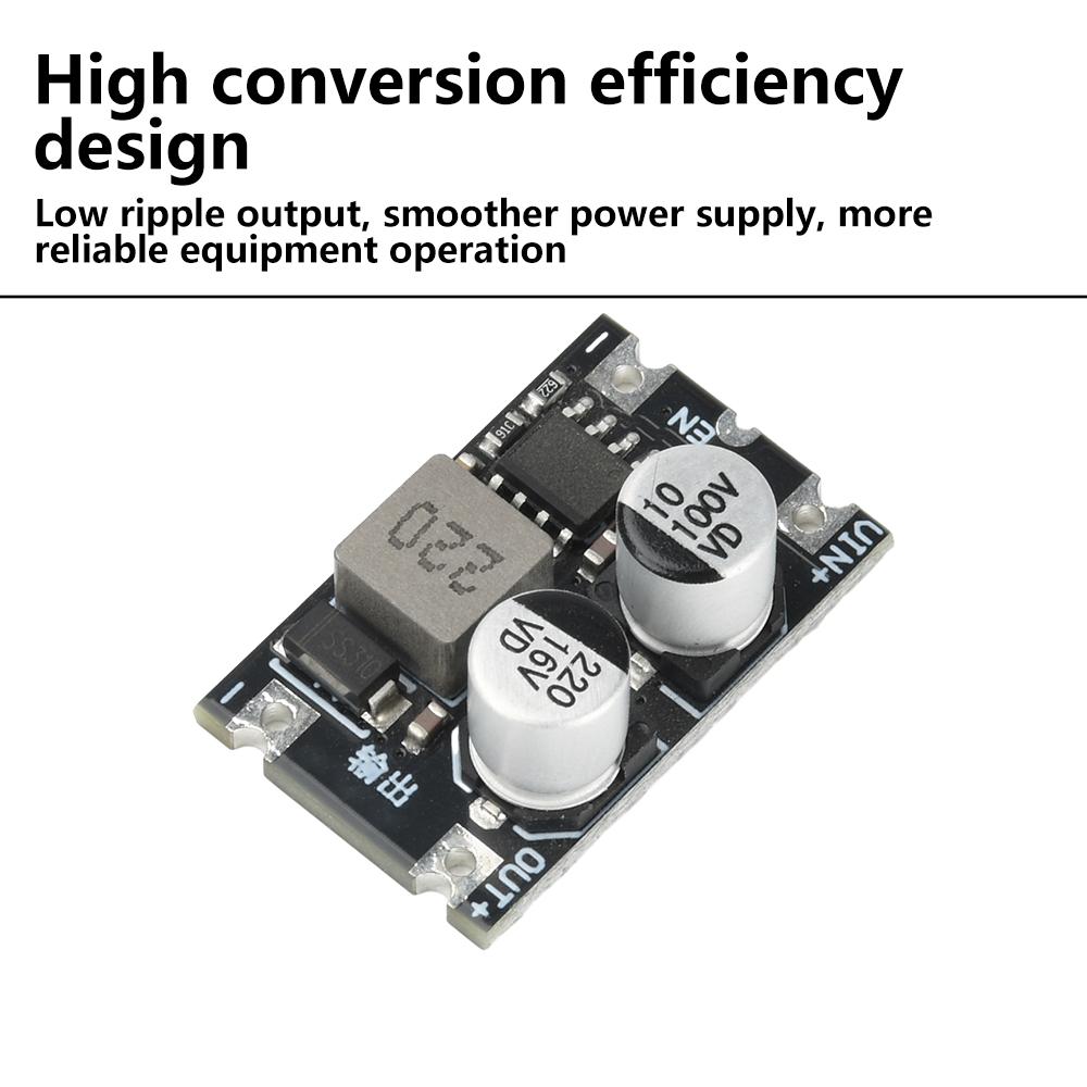 DC 6-80V to 3.3V5V12V1.2A Output High Power DC Power Supply Module Low Ripple High Conversion