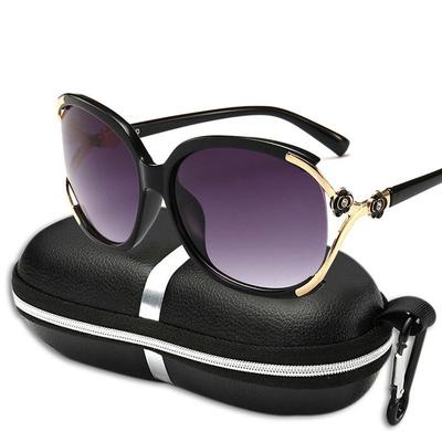 Новейшие солнцезащитные очки, женские солнцезащитные очки, женские очки с защитой от УФ-лучей, квадратные солнцезащитные очки, аксессуары в стиле ретро, ​​летние очки с камелией для женщин, футляр